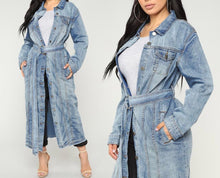 Load image into Gallery viewer, Blaze | Denim Trench
