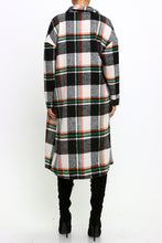 Load image into Gallery viewer, Fall In Love | Plaid Long Shacket

