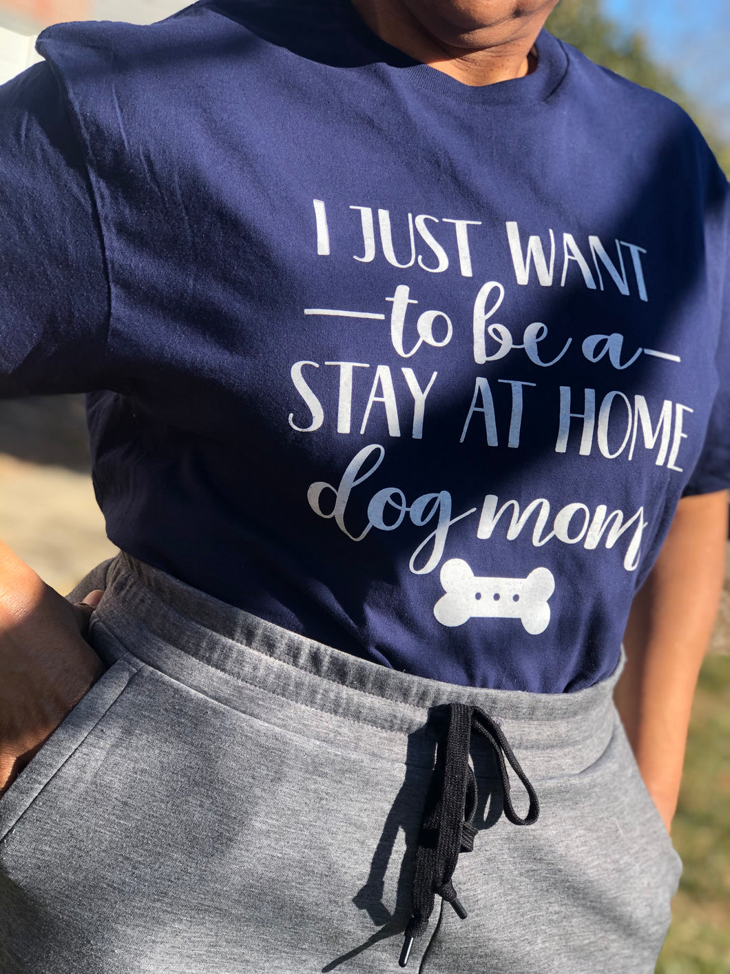 Stay At Home Dog Mom | T-Shirt